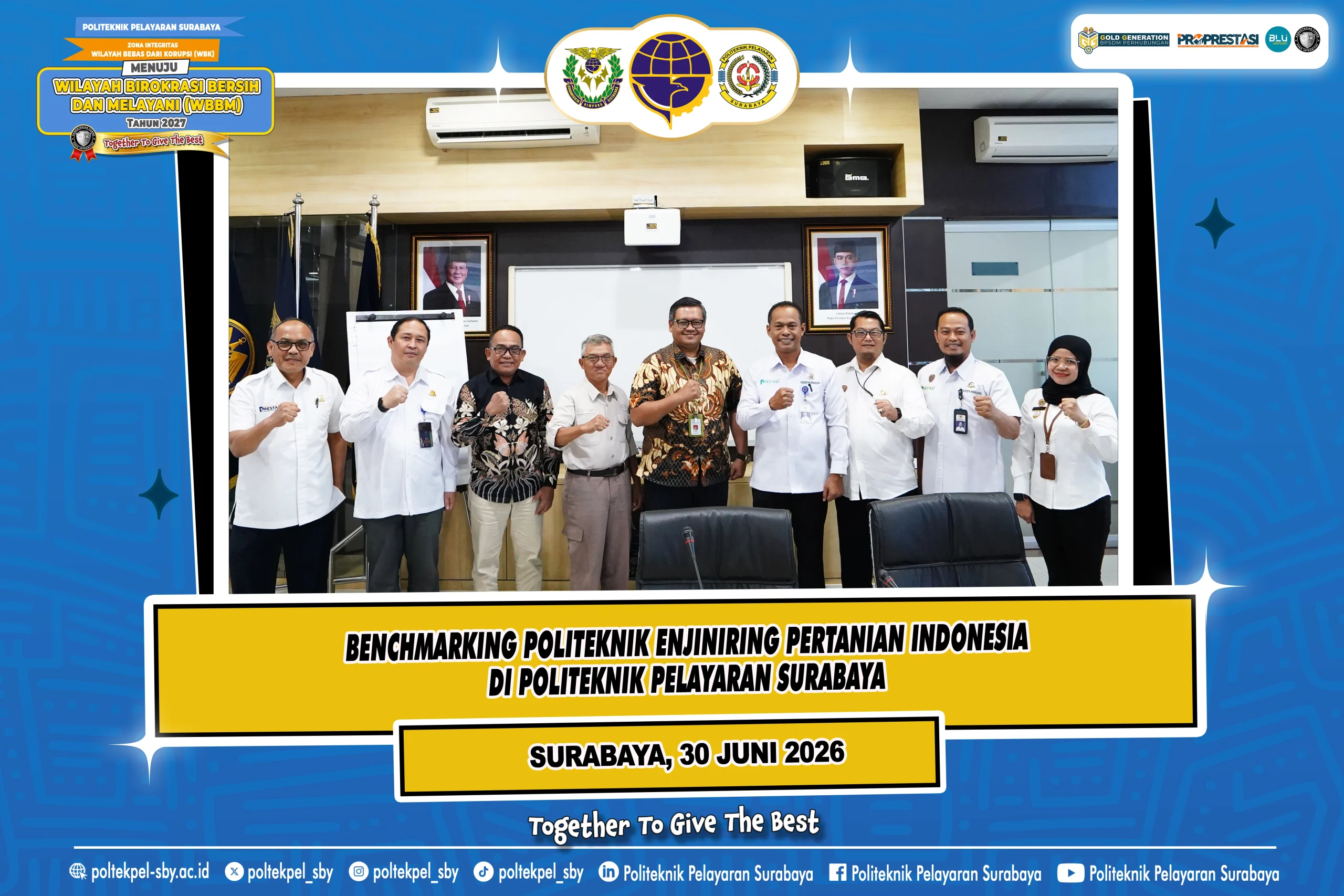 Poltekpel Surabaya destinasi Benchmarking Tata Kelola Aset Senat PEPI