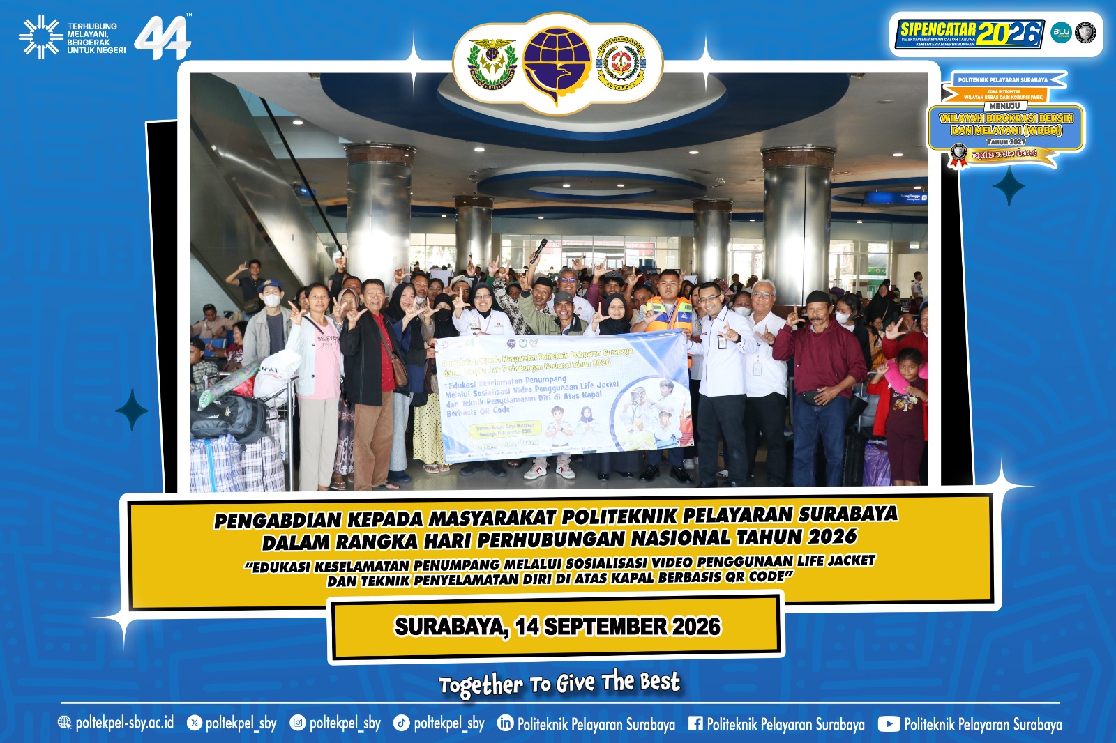 Poltekpel Surabaya Edukasi Keselamatan Penumpang melalui Video Life Jacket Berbasis QR Code